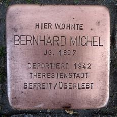 Stolperstein à la mémoire de Bernhard Michel