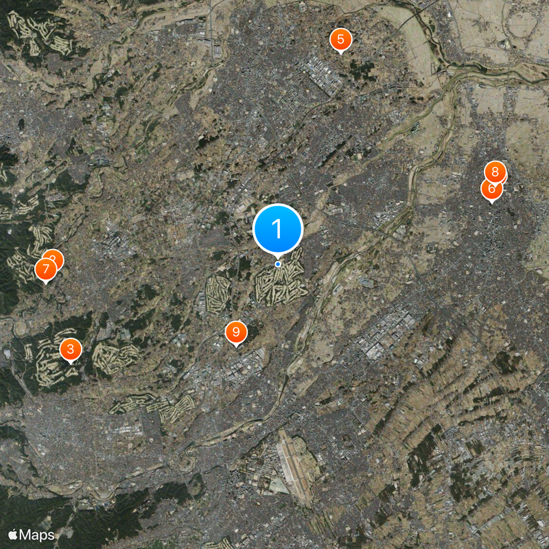 Kasumigaseki Country Club Mappa