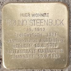 Stolperstein en memoria de Bruno Steenbuck