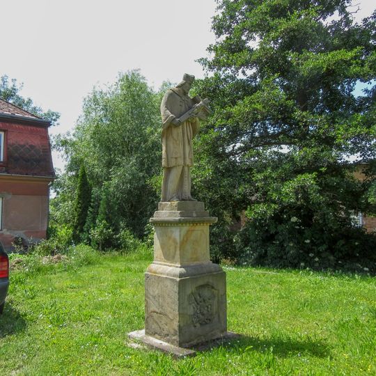 Socha svatého Jana Nepomuckého v Liboši