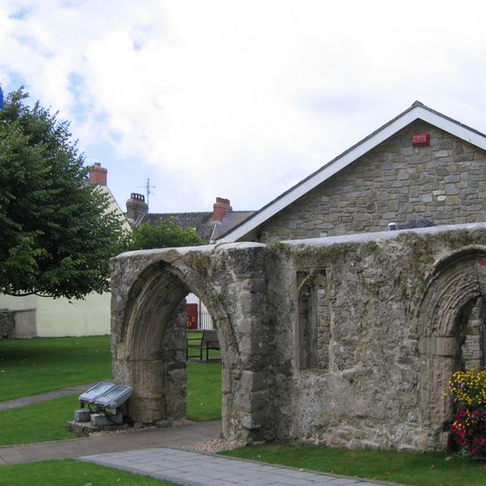 Medieval Structure In The Churchyard