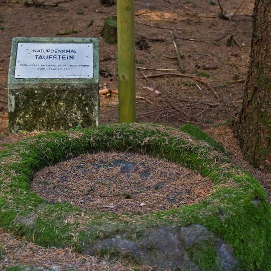 Felsgebilde Taufstein