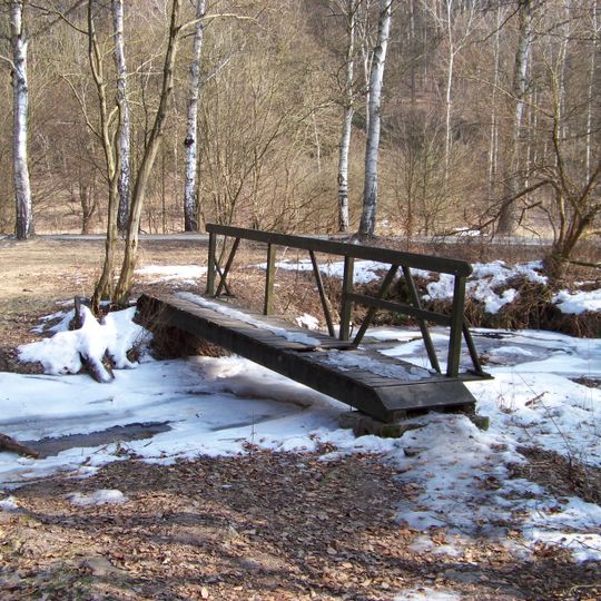 Lávka přes Pšovku u Hlučova