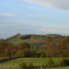 Multivallate hillfort on Meon Hill