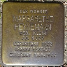 Stolperstein em memória de Margarethe Heynemann