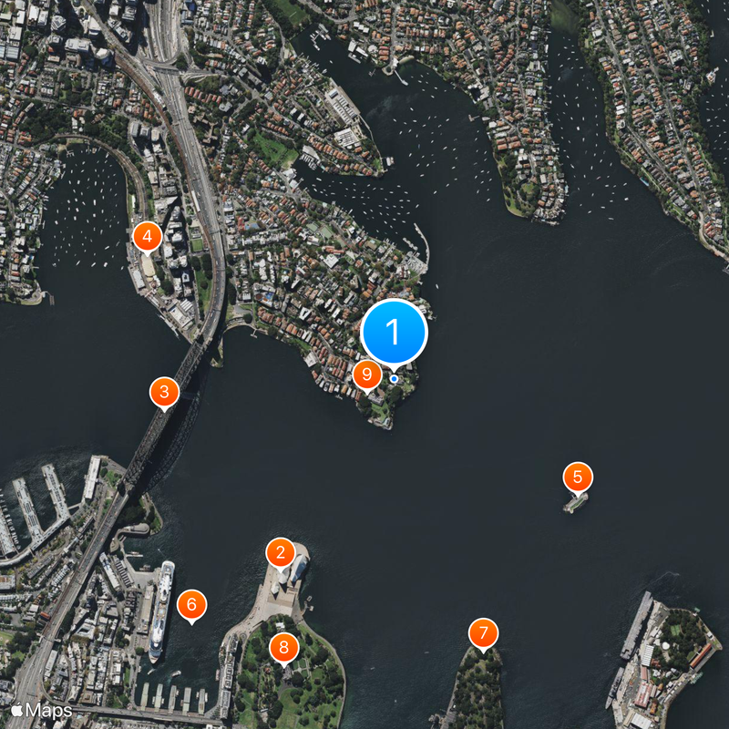 Kirribilli House Map