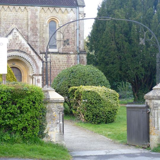 Gate Piers And Gate To Main Entrance To Church Of Holy Trinity
