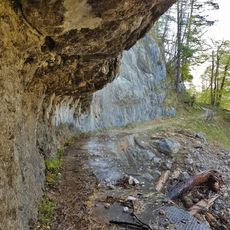 Soleleitung, Felsgalerie beim Saiherbach