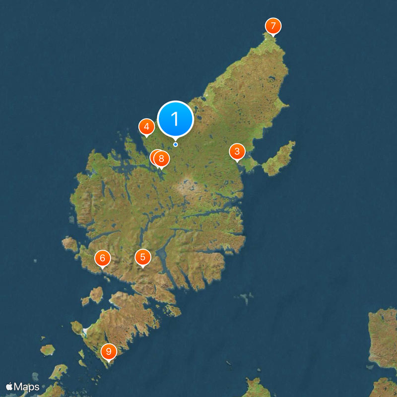 Lewis and Harris Map