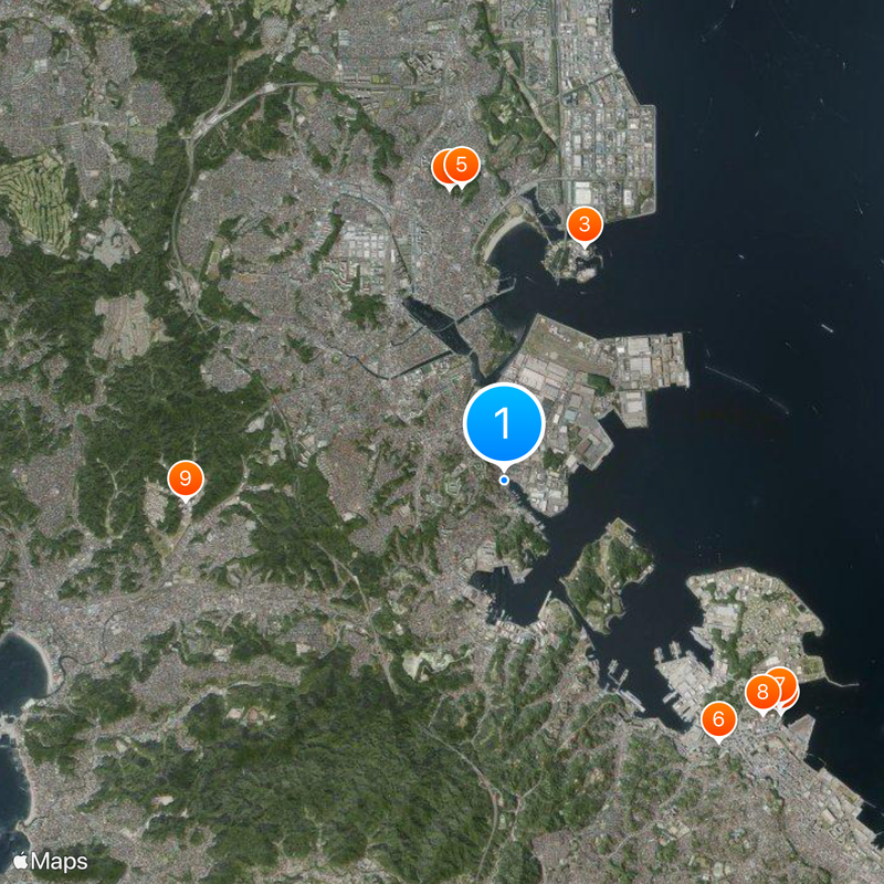 Japan Maritime Self-Defense Force Map