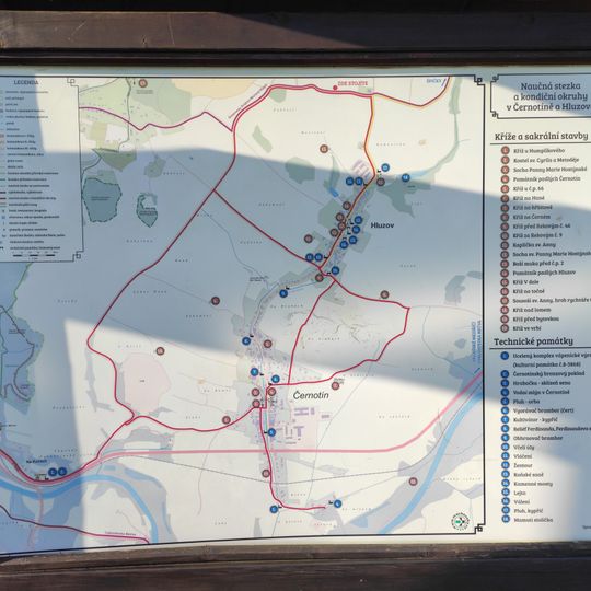 Naučná stezka a kondiční okruhy v Černotíně a Hluzově