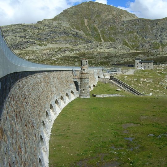 Kraftwerk Campocologno 2 Ausbau mit Staumauer Scala Lago Bianco Süd