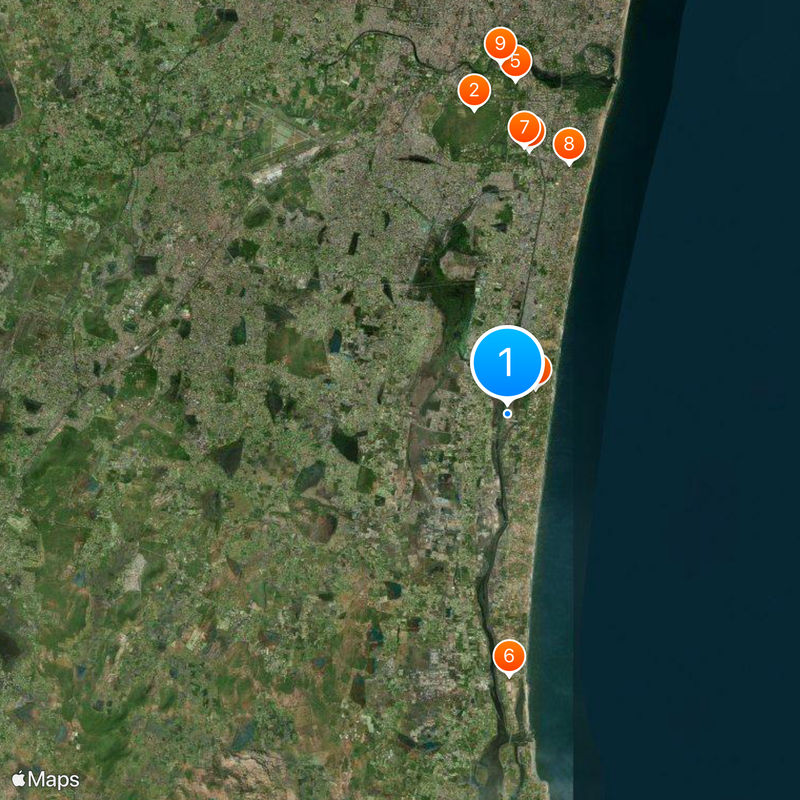 ISKCON Temple Chennai Mappa