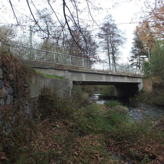 Bridge of Paškova street over the Kocába in Nový Knín