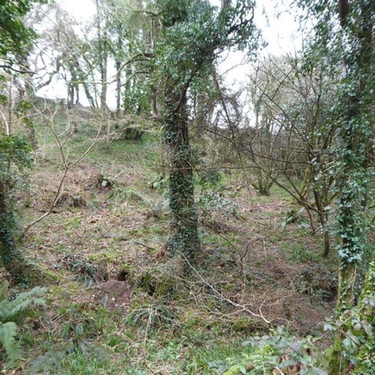 Small multivallate hillfort 127m south east of Demelza Farm
