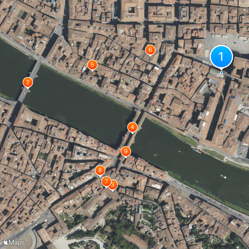 Loggia dei Lanzi Carte