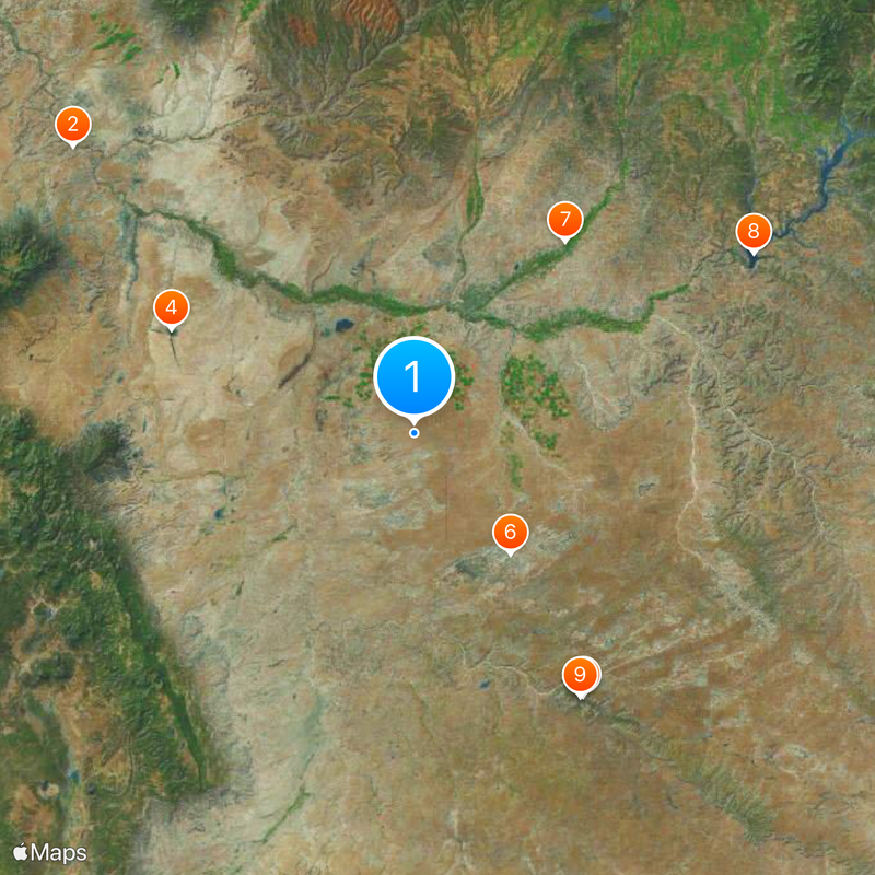 Contea di San Juan Mappa