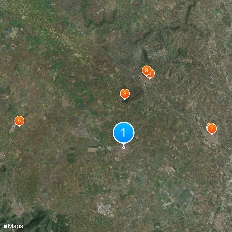 San Gavino Monreale Map