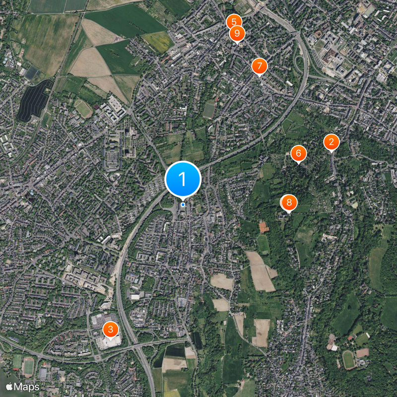 Bundesamt für Bevölkerungsschutz und Katastrophenhilfe Map