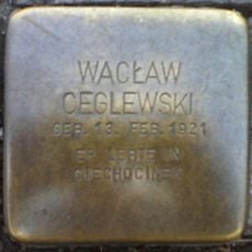 Stolperstein en memoria de Wacław Ceglewski
