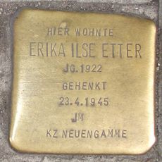 Stolperstein en memoria de Erika Ilse Etter