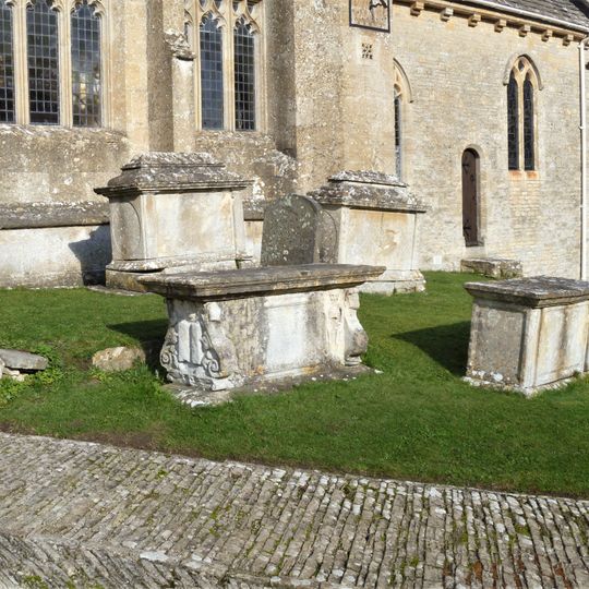 Group Of 4 Monuments In The Churchyard Of The Church Of St Andrew Up To 4 Metres East Of Porch
