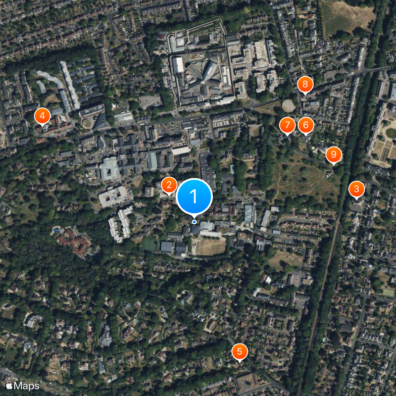 University of Winchester Map