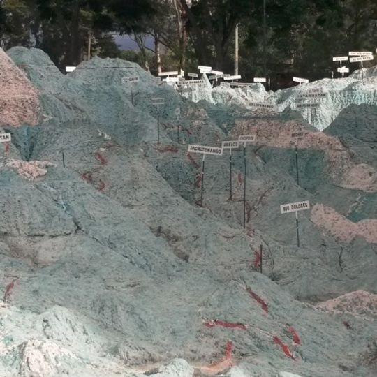 Mapa en Relieve de Guatemala