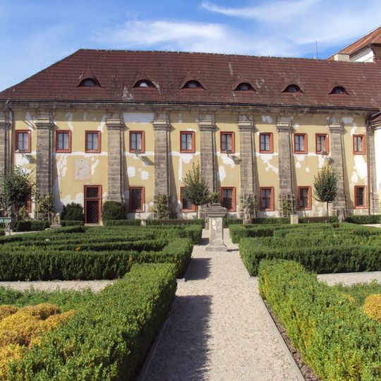 Garden of augustinian monastery in Česká Lípa