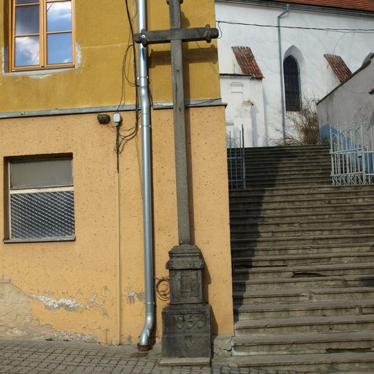 Kříž v Lidické ulici ve Volyni