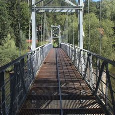 Lávka u jezu Kavalier