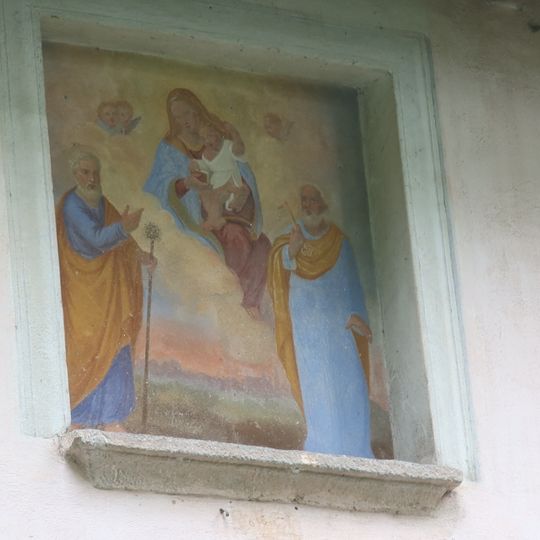 Affresco Madonna del libro