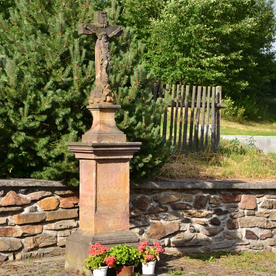 Kamenný kříž v Blahuňově