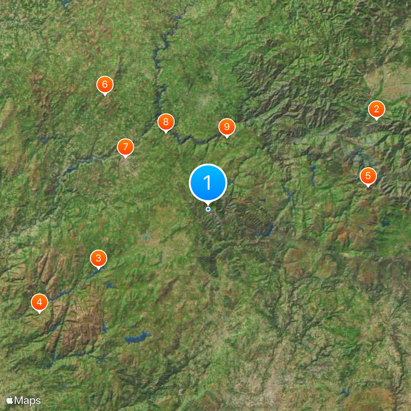 Provincia de Orense Mapa
