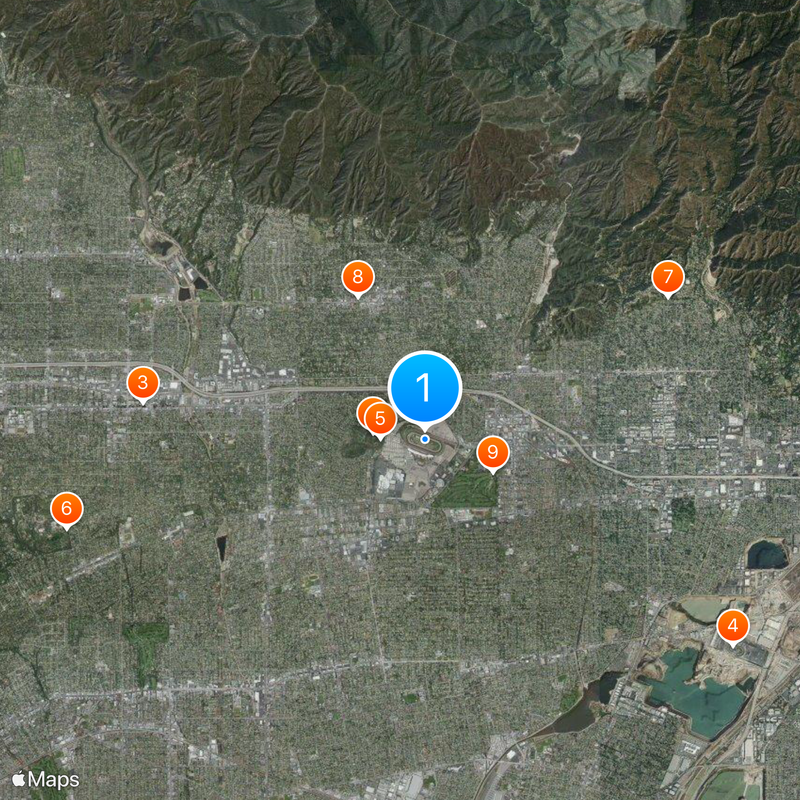 Santa Anita Park Map