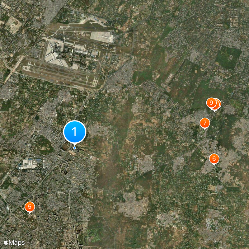Ambience Mall Gurgaon Map
