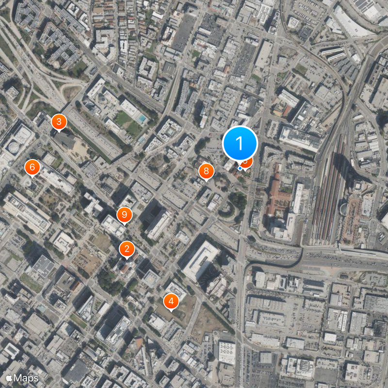 Downtown Los Angeles Carte