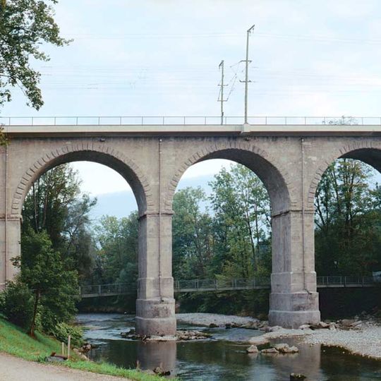 Traunstein arch railway bridge