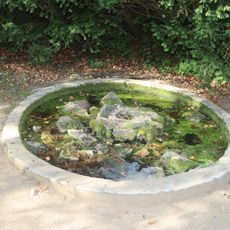 Kašna s Neptunem v zámku Náměšť nad Oslavou