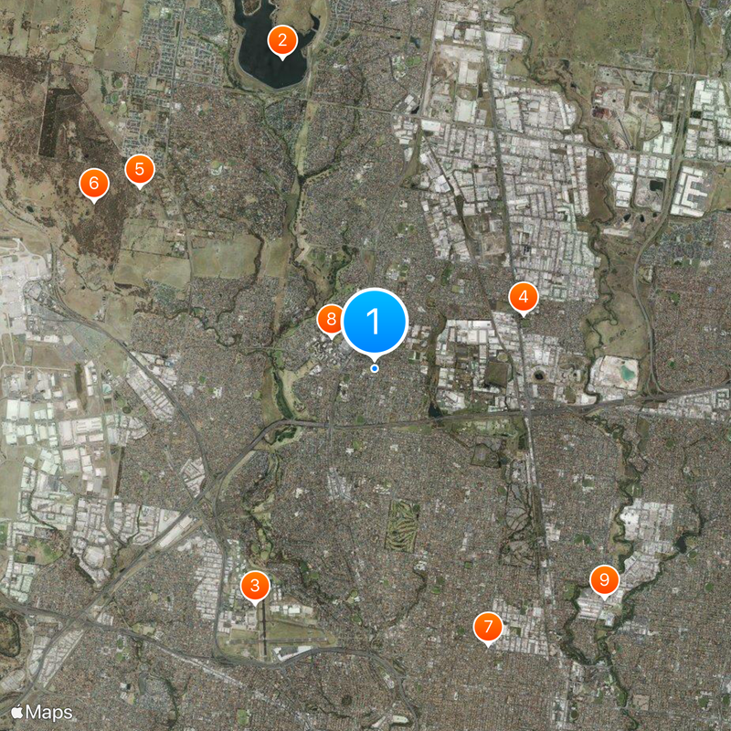 Broadmeadows Map