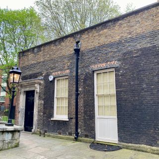St Giles Vestry Rooms And Attached Wall With Lamp South West Of Church