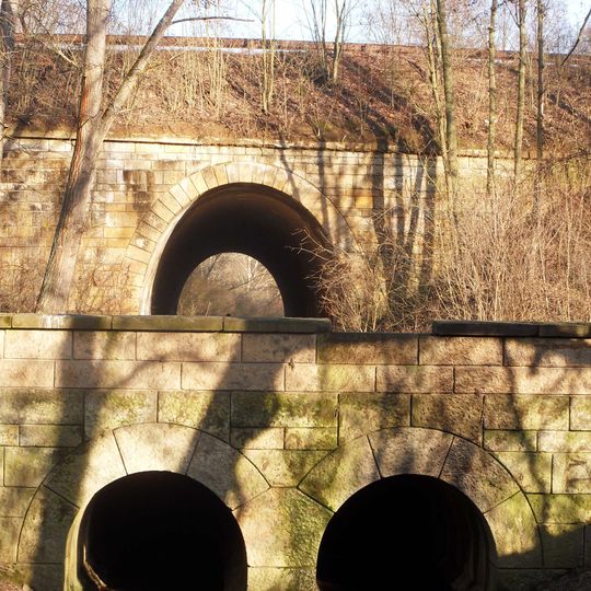 Highway bridge in Bystrc over the Vrbovec