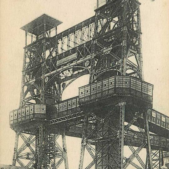 Premier chevalement de la fosse n° 15 - 15 bis des mines de Lens