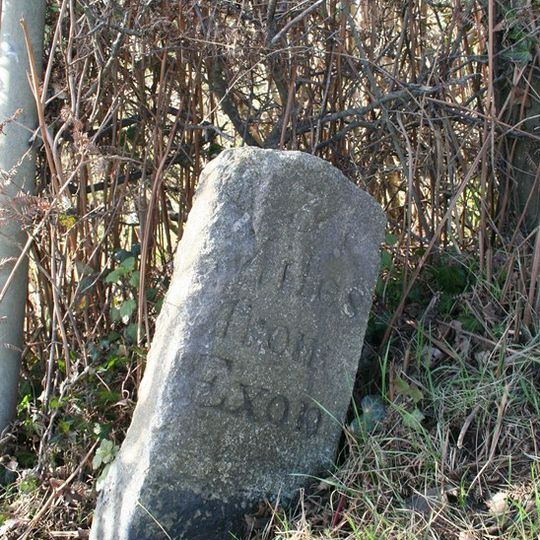 Milestone, W of Hurston Farm and Swan Lake