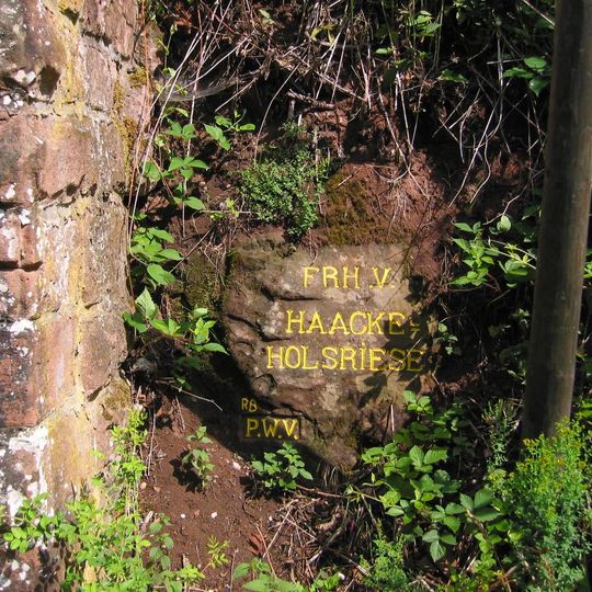 Ritterstein 121 "Frh. v. Haacke Holsriese"