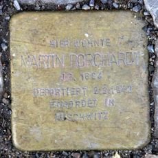 Stolperstein dedicated to Martin Borchardt