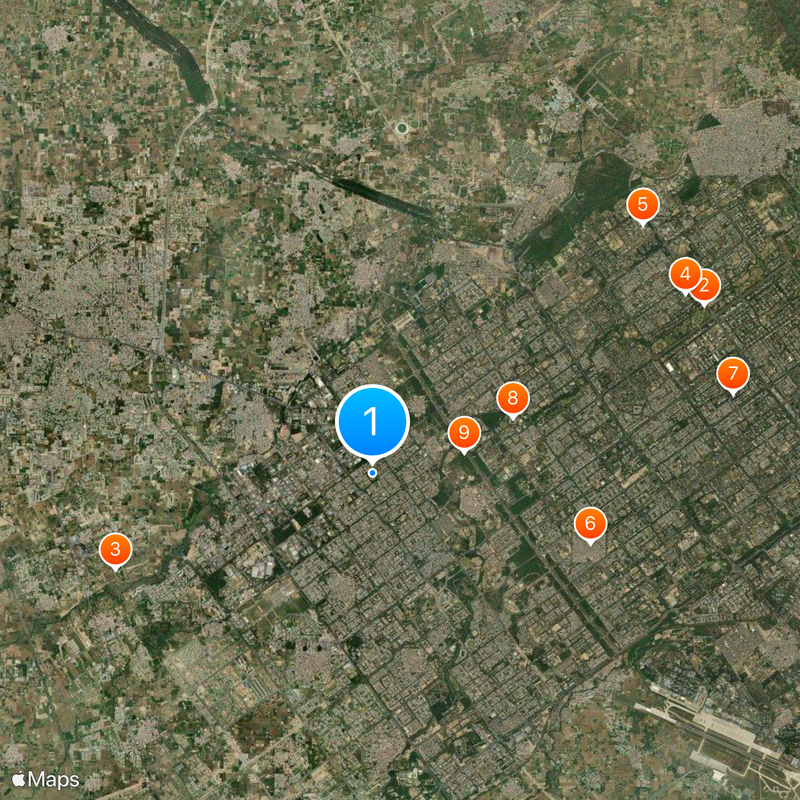 Sahibzada Ajit Singh Nagar Mapa