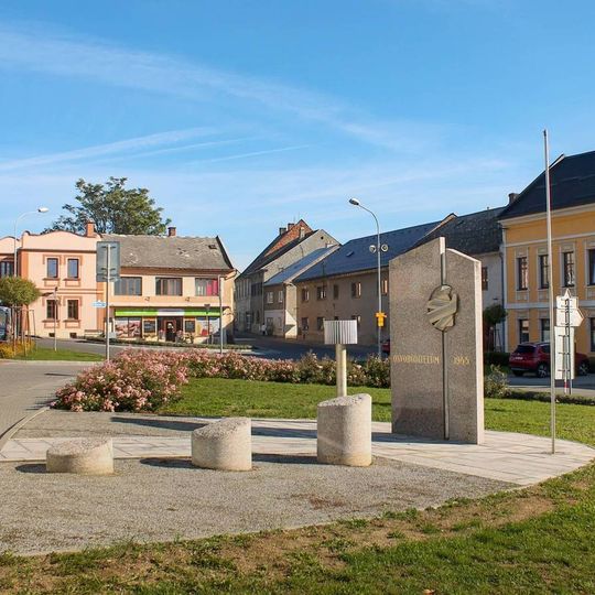 Pomník Osvoboditelům v Úsově na náměstí Míru