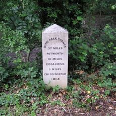 Milestone, N End Farm, NW of North bridge
