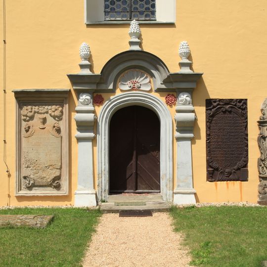 Dorfkirche und Kirchhof Kreba Boxberger Straße 11